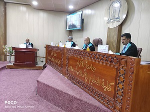 مناقشة الطالب عبد صلبي 